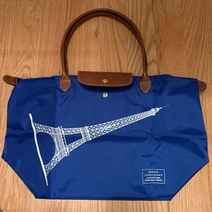 Longchamp Le Pliage Paris Limited Edition Tote